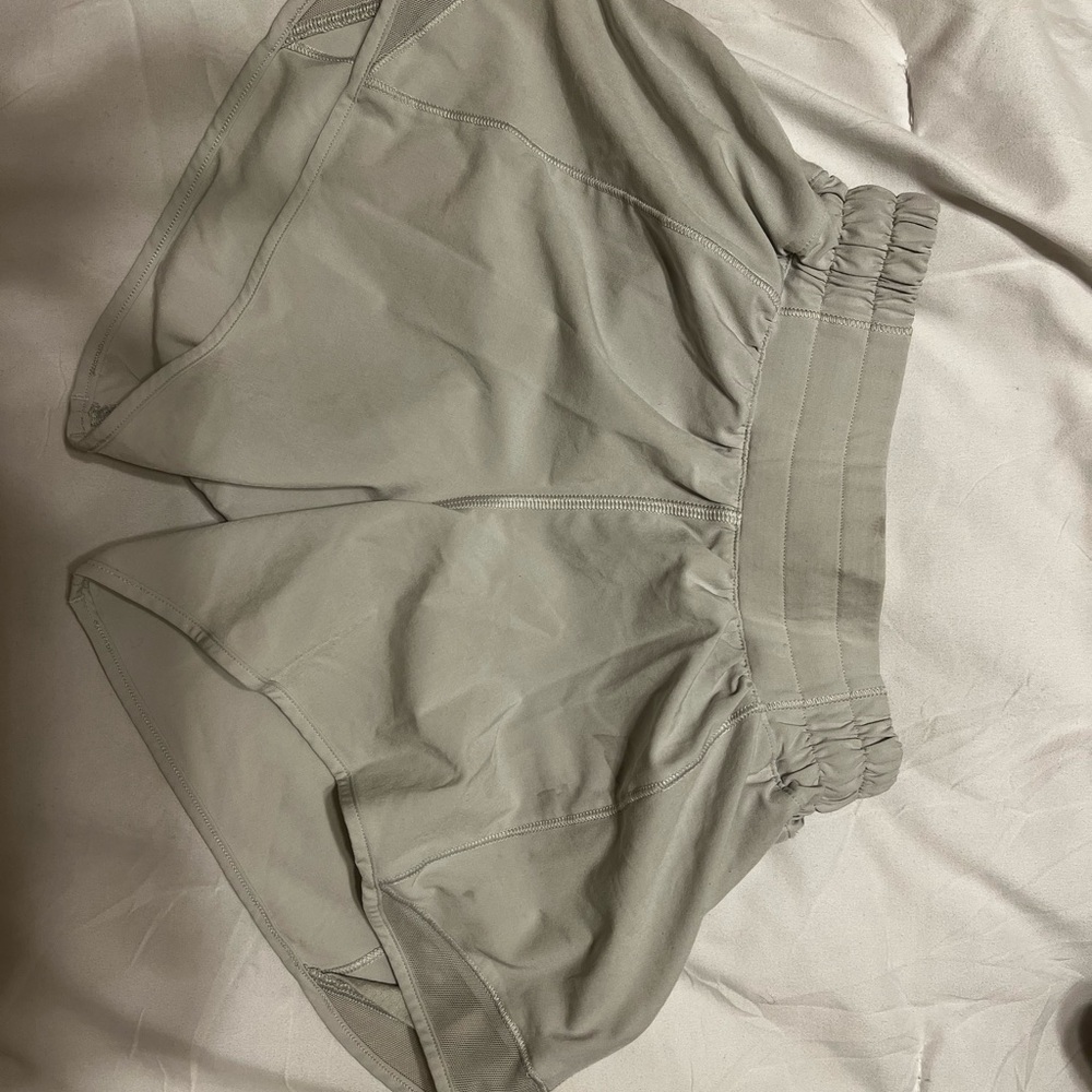 Lululemon Athletica Gray Athletic Shorts Lightweight Elastic Waist